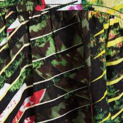 Pre Owned Kenzo Kids Multicolor Jungle Printed Cotton Sleeveless Top 10 Yrs