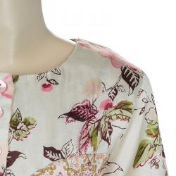 Pre Owned Kenzo Kids Multicolor Floral Print Cotton Top 8 Yrs