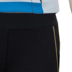 Little Marc Jacobs Black and Gold Piping Detail Sweat Pants 5 Yrs
