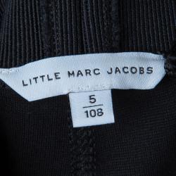 Little Marc Jacobs Black and Gold Piping Detail Sweat Pants 5 Yrs