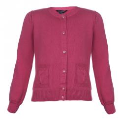 Pre Owned Little Marc Jacobs Pink Cardigan 6 Yrs
