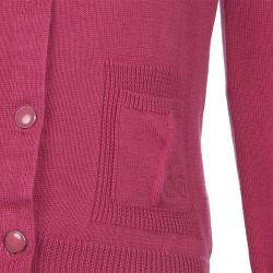 Pre Owned Little Marc Jacobs Pink Cardigan 6 Yrs