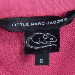 Pre Owned Little Marc Jacobs Pink Cardigan 6 Yrs