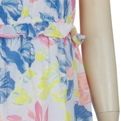 Pre Owned فستان مارك جاكوبس ليتل مطرز طبع مورد متعدد الألوان 6 سنوات