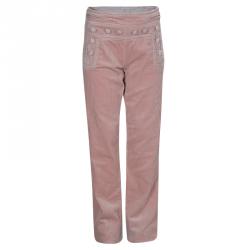 Little Marc Jacobs Pink Corduroy Sailor Pants 10 Yrs