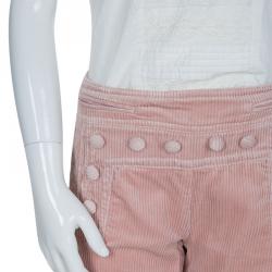 Little Marc Jacobs Pink Corduroy Sailor Pants 10 Yrs