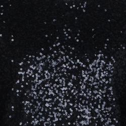 مملوكة مسبقًا توب ليتل مارك جاكوبس أسود مرصع بالترتر بأكمام طويلة 12 سنة