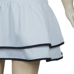 Pre Owned Moncler White Polo Knit Dress 2 Yrs