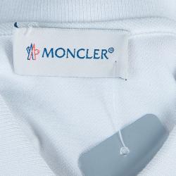 Pre Owned Moncler White Polo Knit Dress 2 Yrs
