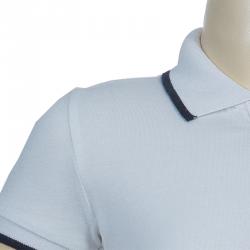 Pre Owned Moncler White Polo Knit Dress 4 Yrs