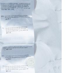 Pre Owned Moncler White Polo Knit Dress 4 Yrs