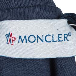 Moncler Navy Blue Sleeveless Polo T-Shirt 14 Yrs