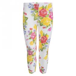 Monnalisa Floral Printed Knit Tunic And Leggings Set 8 Years 