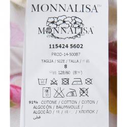 Monnalisa Floral Printed Knit Tunic And Leggings Set 8 Years 
