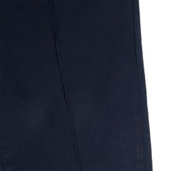 Pre Owned Moschino Teen Navy Pintuck Detail Pants 11 Yrs