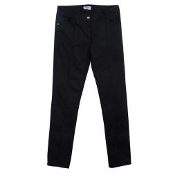 Moschino Teen Black Pintuck Detail Pants 14Yrs