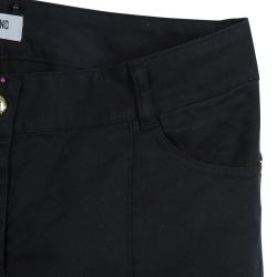 Moschino Teen Black Pintuck Detail Pants 14Yrs