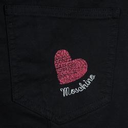 Moschino Teen Black Pintuck Detail Pants 14Yrs