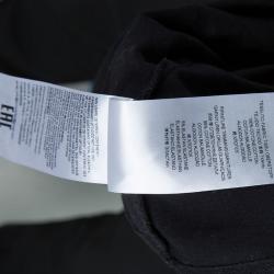 Pre Owned Moschino Kid Black Printed Crew Neck T-Shirt 8 Yrs