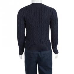 Pre Owned بلوفر بولو باى رالف لوران تريكو أزرق كحلي 5 سنوات 