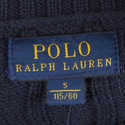 Pre Owned بلوفر بولو باى رالف لوران تريكو أزرق كحلي 5 سنوات 