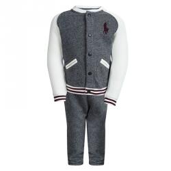 Ralph Lauren Grey Button Front Track Suit 18 Months