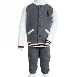 Ralph Lauren Grey Button Front Track Suit 18 Months