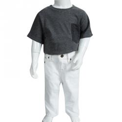 Pre Owned Polo By Ralph Lauren White Denim Hudson Jeans 9 Months