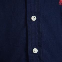 مملوكة مسبقًا Ralph Lauren Navy Blue Cotton Long Sleeve Button Down Shirt 6 Months