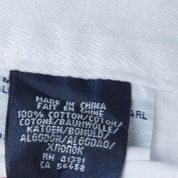 مملوكة مسبقًا بنطلون جينز سكيني رالف لورين باوري أبيض 10 سنوات