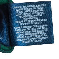 Pre Owned تي شيرت رالف لورين بولو أزرق وأخضر مخطط 6 سنوات