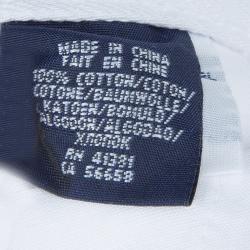 Pre Owned بنطلون جينز سكيني رالف لورين باوري دينيم أبيض 12 سنة