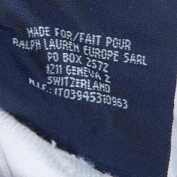 Pre Owned بنطلون جينز سكيني رالف لورين باوري دينيم أبيض 12 سنة