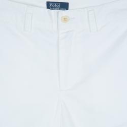 Pre Owned Polo By Ralph Lauren White Cotton Trousers 12 Yrs