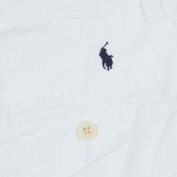 Pre Owned Polo By Ralph Lauren White Cotton Trousers 12 Yrs