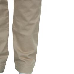 Pre Owned Ralph Lauren Khaki Belted Cotton Trousers 10 Yrs