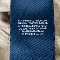 Pre Owned Ralph Lauren Khaki Belted Cotton Trousers 10 Yrs