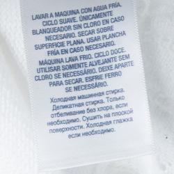 مملوكة مسبقًا كارديغان قصير رالف لورين أبيض بحواف مكشكشة 6 سنوات