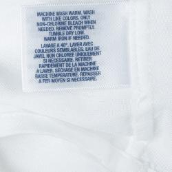 Pre Owned Ralph Lauren White Peter Pan Collar Long Sleeve Buttondown Cotton Shirt 6 Yrs