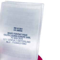 Pre Owned Ralph Lauren Pink Sleeveless Polo T-Shirt 7 Yrs