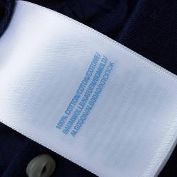 Pre Owned Ralph Lauren Navy Blue Knit Dress And Bloomer Set 6 Months