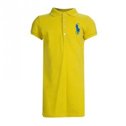 مملوكة مسبقًا فستان بولو رالف لورين أصفر 5 سنوات