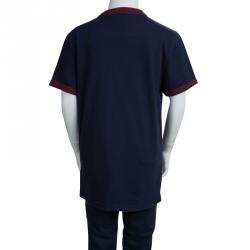 Polo By Ralph Lauren Navy Blue Crew Neck T-Shirt 8 Yrs