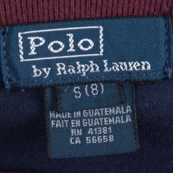 Polo By Ralph Lauren Navy Blue Crew Neck T-Shirt 8 Yrs