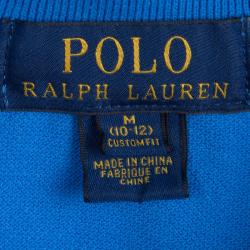 Pre Owned تي شيرت بولو باي رالف لورين أزرق 10 - 12 سنوات