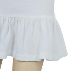 Pre Owned Ralph Lauren White Knit Eyelet Embroidered Collar Detail Sleeveless Dress 5 Yrs