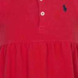 Pre Owned Ralph Lauren Red Sleeveless T-Shirt Dress 4 Yrs