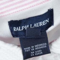 Pre Owned Ralph Lauren White Long Sleeve Button Down Cotton Shirt 4 Yrs