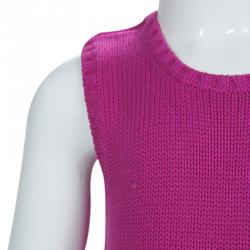 Pre Owned Ralph Lauren Pink Sleeveless Sweater 4 Yrs