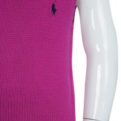 Pre Owned Ralph Lauren Pink Sleeveless Sweater 4 Yrs